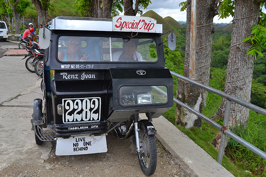 такси на Филиппинах / трайсикл