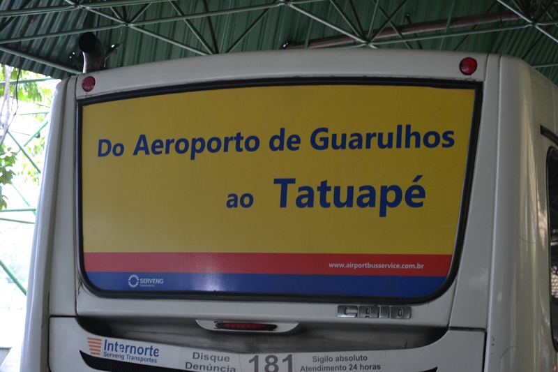 bus from GRU to Sao Paulo