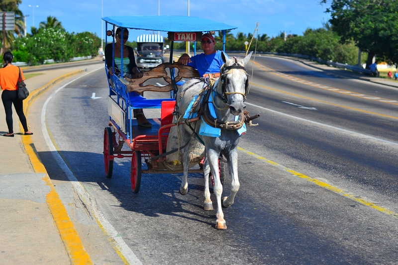 такси-повозка на Кубе