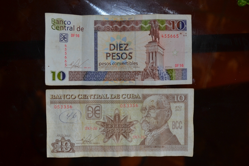 Cuban peso and CUC