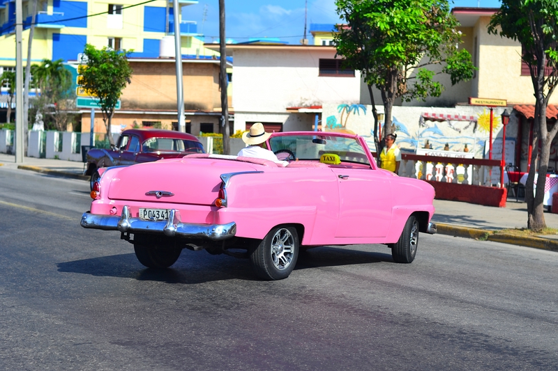 ретро такси на Кубе