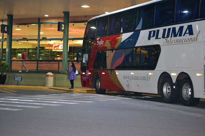 Автобус для дальних дистанций в Бразилии