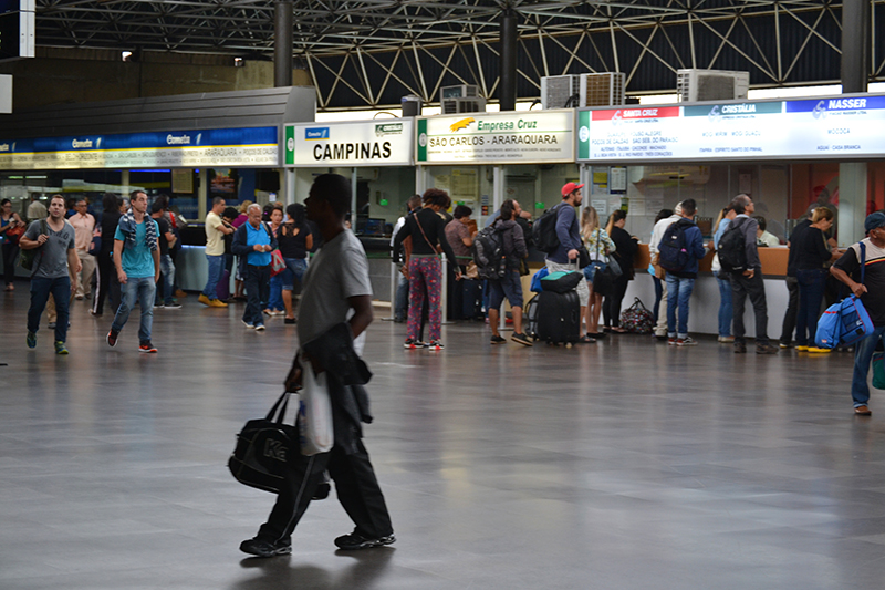 автобусный терминал Tiete в Сан Пауло