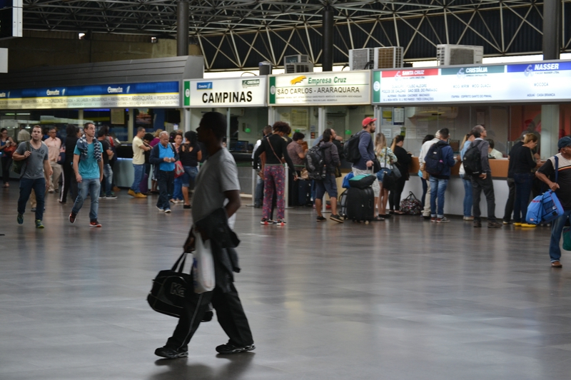 билетные кассы в терминале Сан Пауло