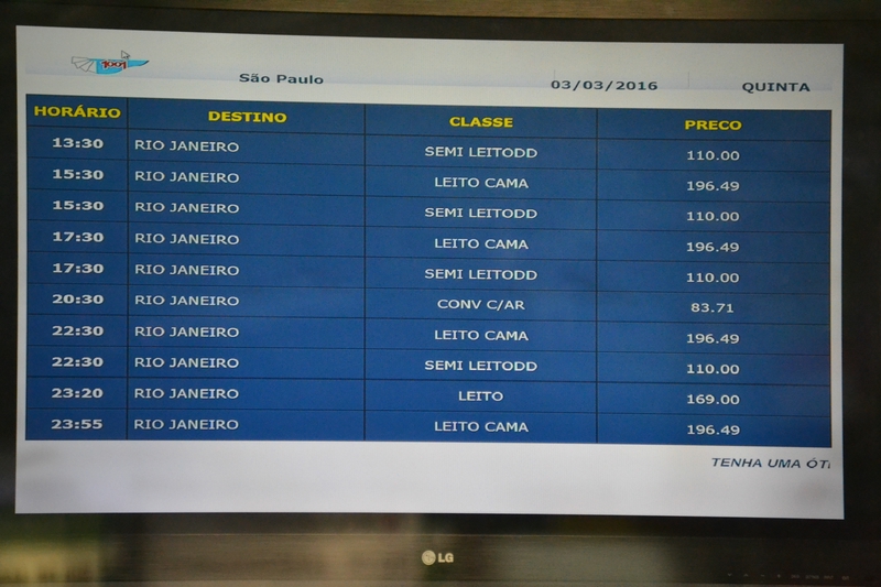 цены и расписание автобусов до Рио де Жанейро