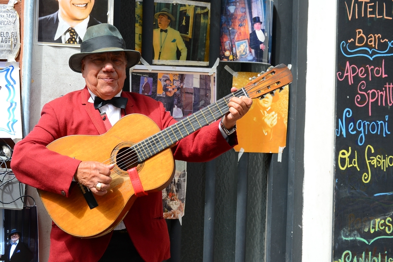 An Argentine guitarist and singer
