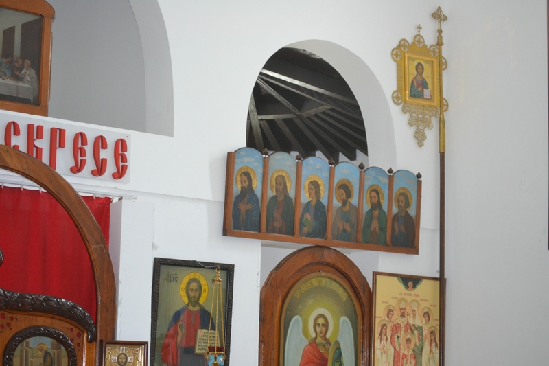 Icons in the Temple of Regal Martyrs