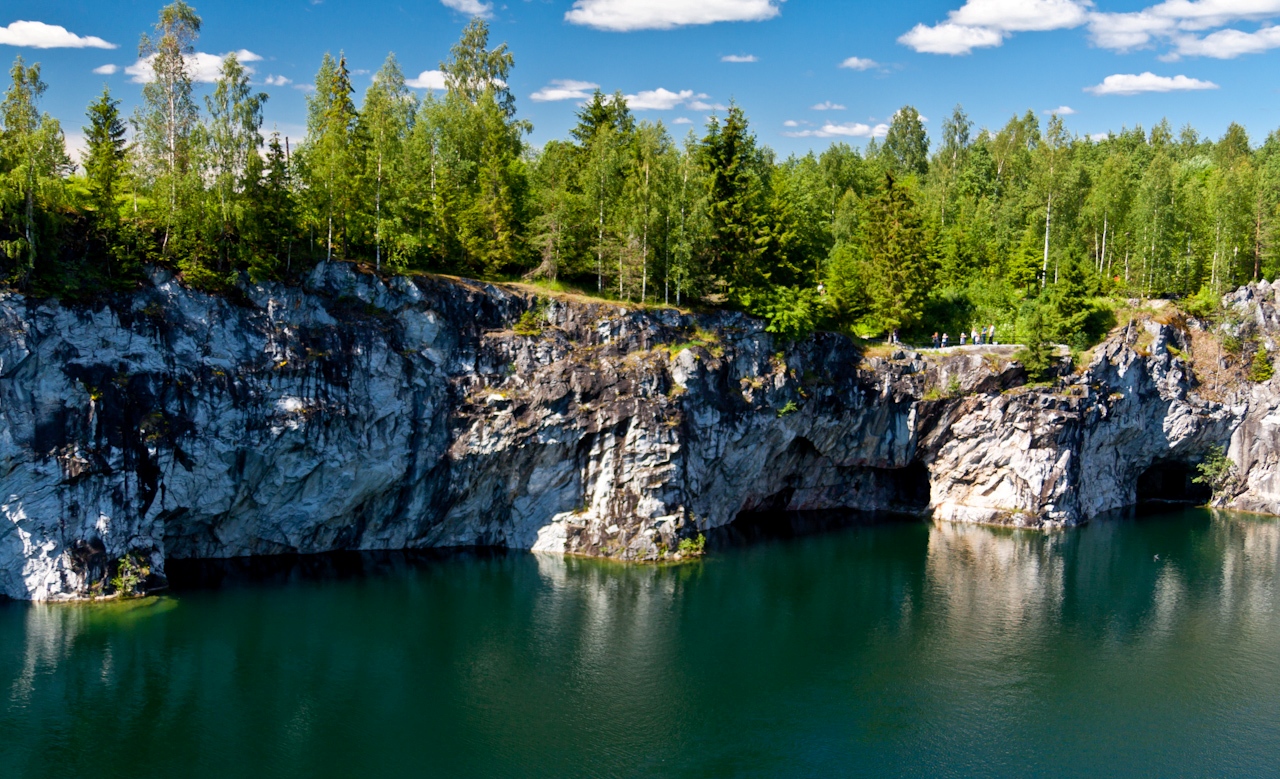 Marble Canyon in Karelia