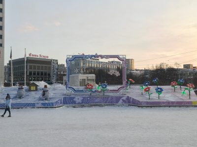 Площадь Пяти Углов в Мурманске