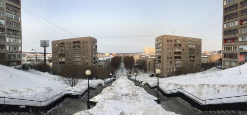 Вид на Площадь Пяти Углов