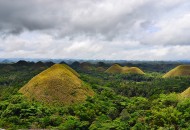 Chocolate hills in Bohol island, Phillipines